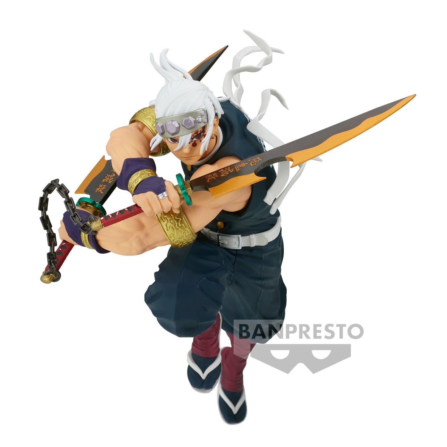 Demon Slayer Kimetsu no Yaiba Tengen Uzui Vibration Stars Figure - Collectible Anime Statue