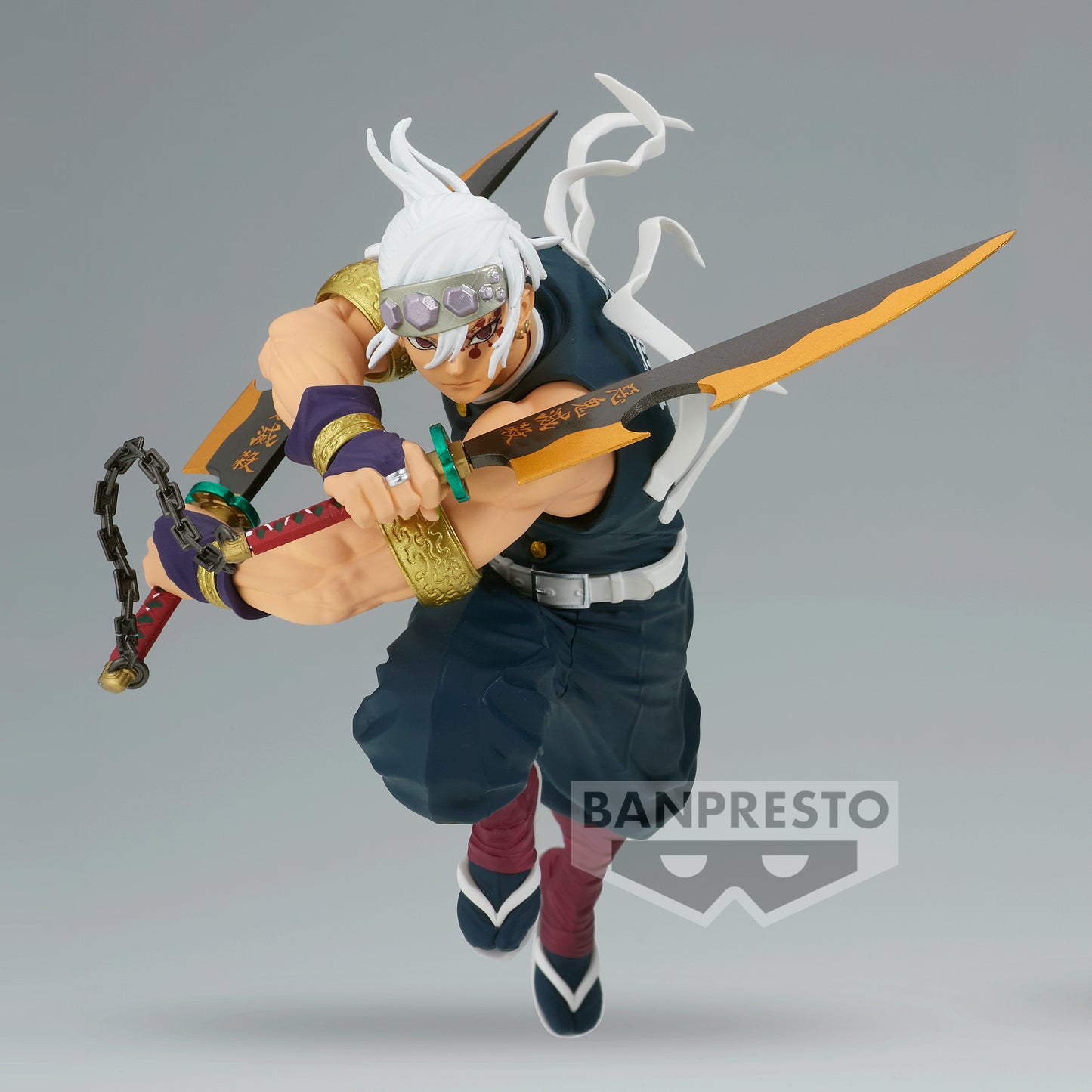 Demon Slayer Kimetsu no Yaiba Tengen Uzui Vibration Stars Figure - Collectible Anime Statue