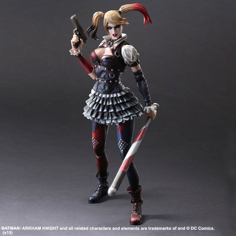 Harley Quinn Play Arts Kai Action Figure Collectible No. 4 with Baseball Bat and Handgun Accessories
