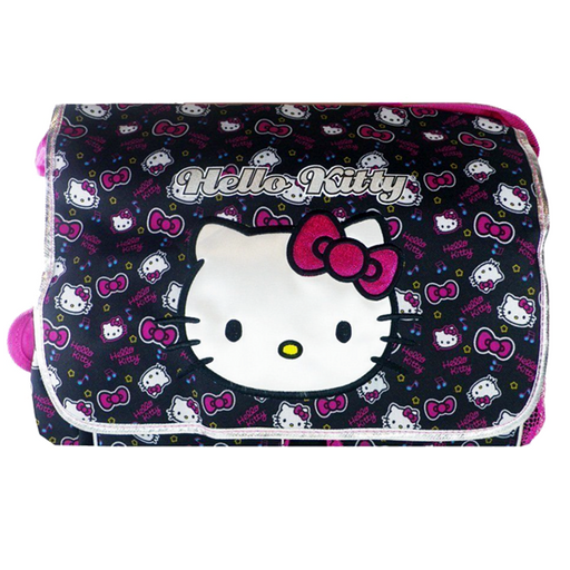 Hello Kitty Black and Pink Messenger Bag