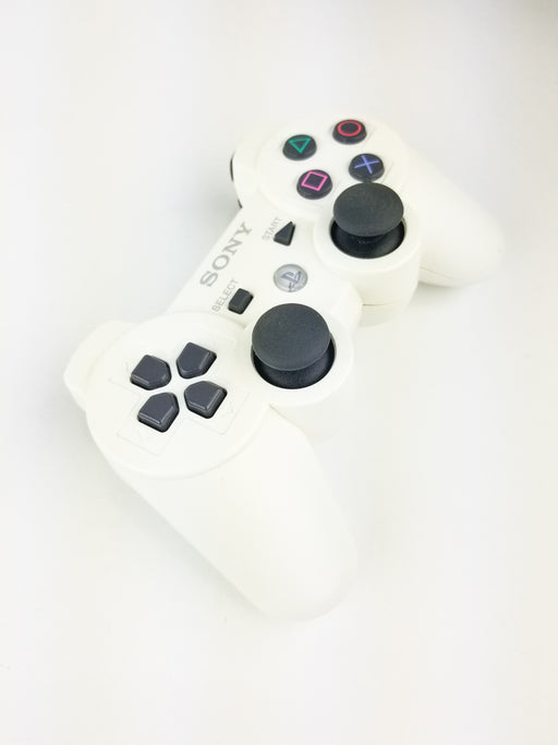 Sony Playstation 3 Dualshock 3 Sixaxis White Wireless Controller