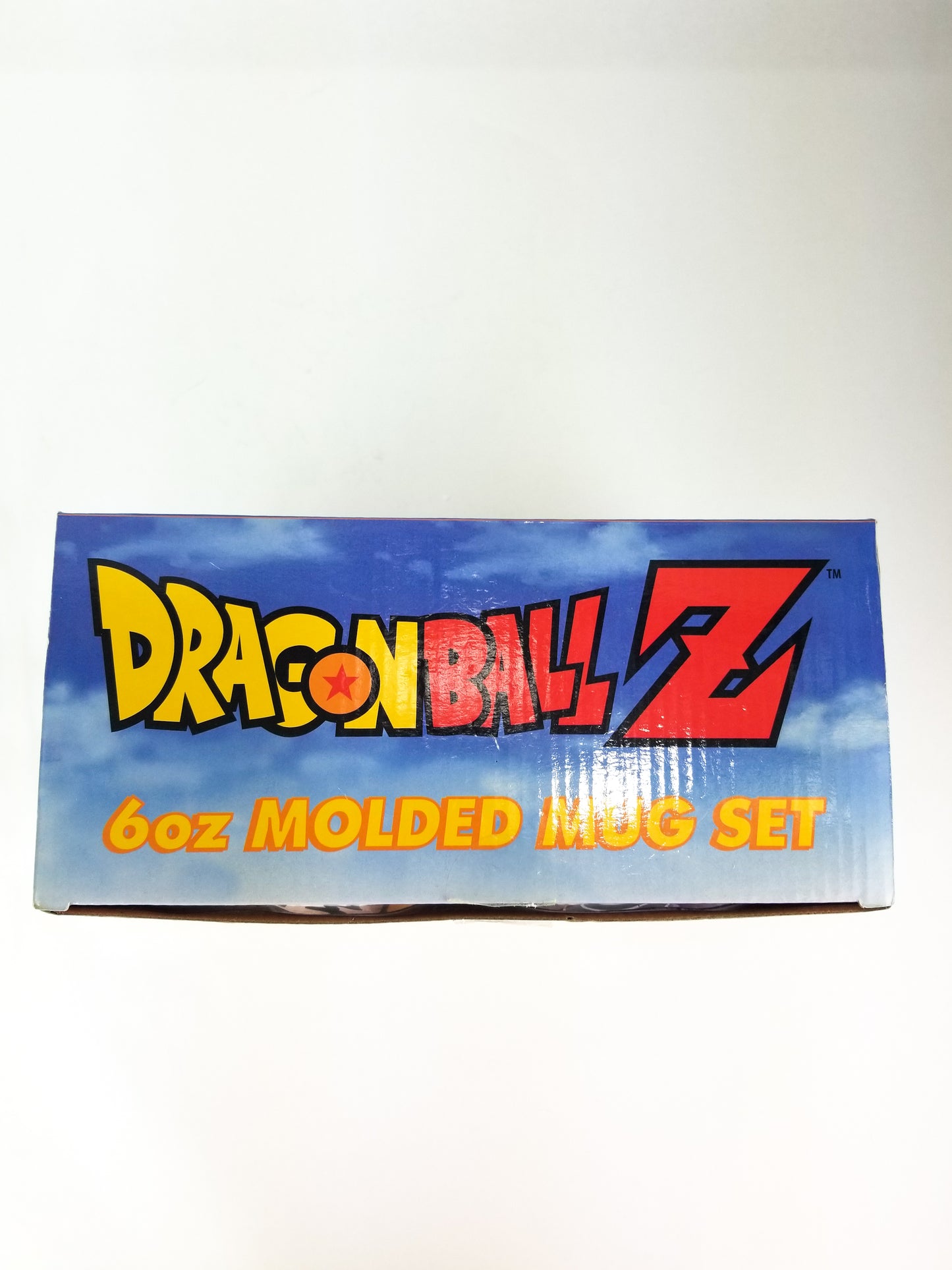 Dragon Ball Z 6oz Molded Mug 4 Piece Set Top of Box