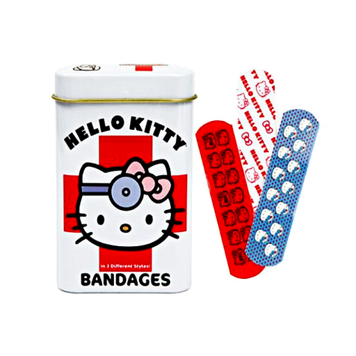 Hello Kitty Adhesive Bandages Sterile Strips 15 Pack