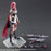 Final Fantasy Lightning Play Arts Kai Collectible Action Figure with Display Stand and Accessories