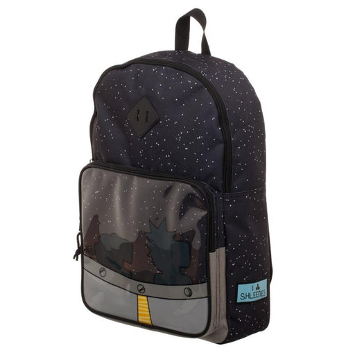 Rick and Morty Space Cruiser Backpack Front Left Angle