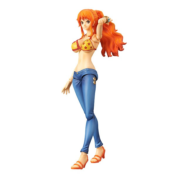 One Piece Nami Punk Hazard Variable Action Heroes Collectible Figure Touching Hair
