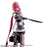 Final Fantasy Lightning Play Arts Kai Collectible Action Figure Back Pose Turning Around