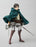 Attack on Titan Eren Yeager with Green Scout Cloak and Manoeuver Gear