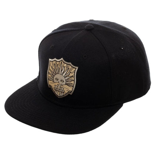 Black Clover Golden Dawn Magic Knight Crest Snapback Hat Front Angle