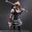 Harley Quinn Play Arts Kai Action Figure Collectible No. 4 with Baseball Bat and Handgun Accessories Looking to the Side