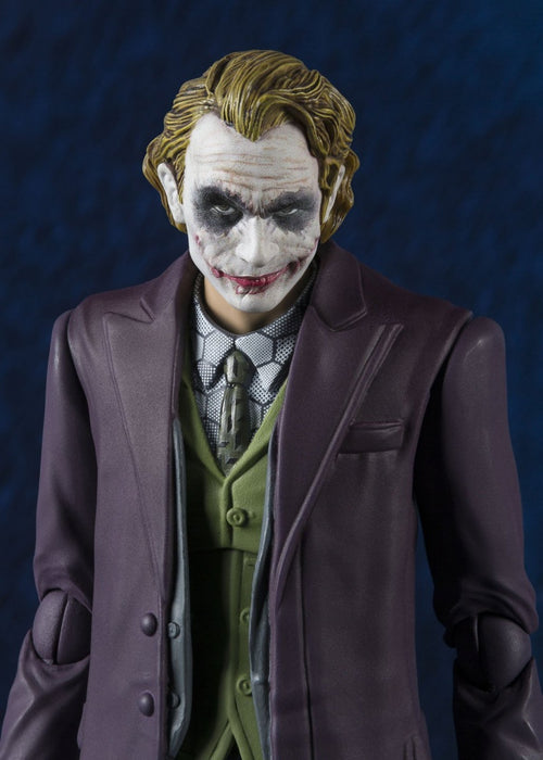 Batman the Dark Knight Joker Smirking Facial Expression Close Up
