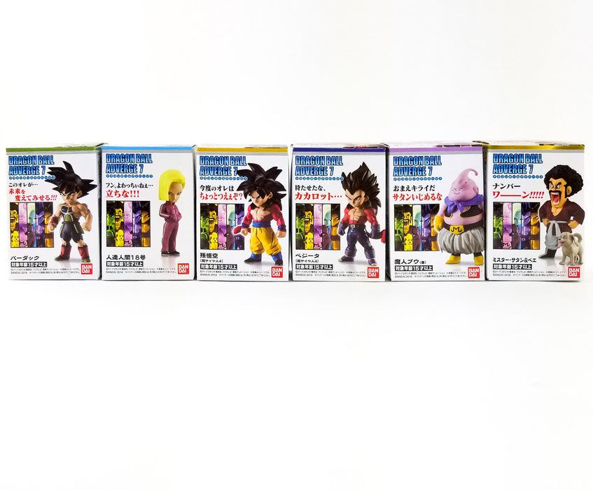 Dragon Ball Adverge 7 Mini Trading Figures Boxes