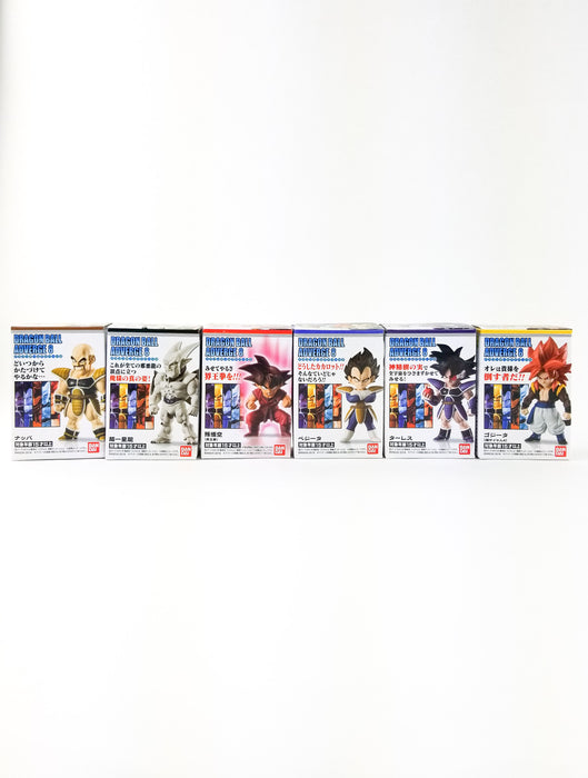 Dragon Ball Adverge 8 Mini Trading Figures Boxes