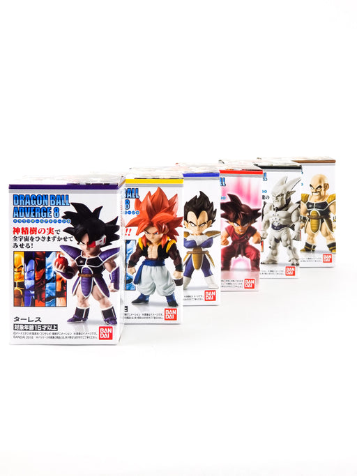 Dragon Ball Adverge 8 Mini Trading Figures Boxes