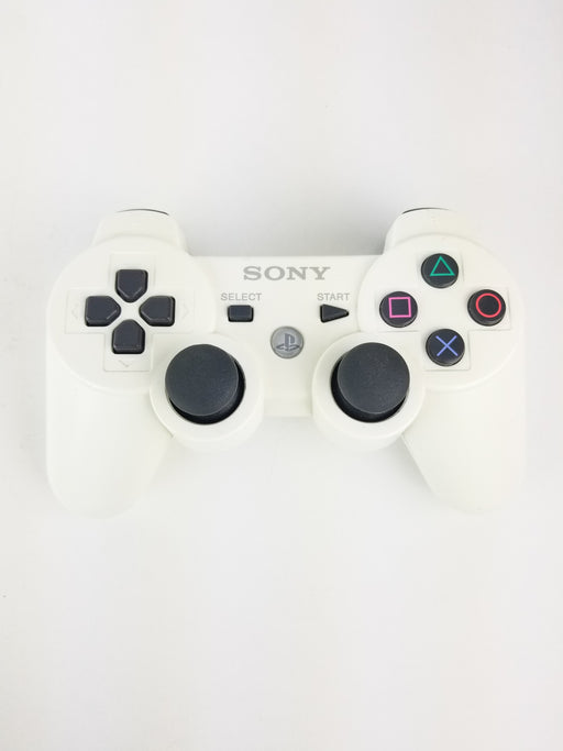 Sony Playstation 3 Dualshock 3 Sixaxis White Wireless Controller