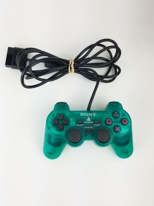 Sony Playstation 2 Emerald Green Dualshock 2 Wired Controller