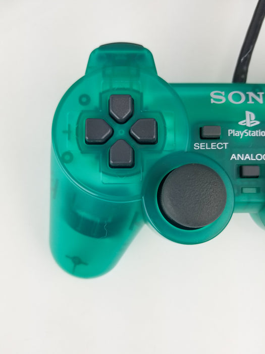 Sony Playstation 2 Emerald Green Dualshock 2 Wired Controller Left Side