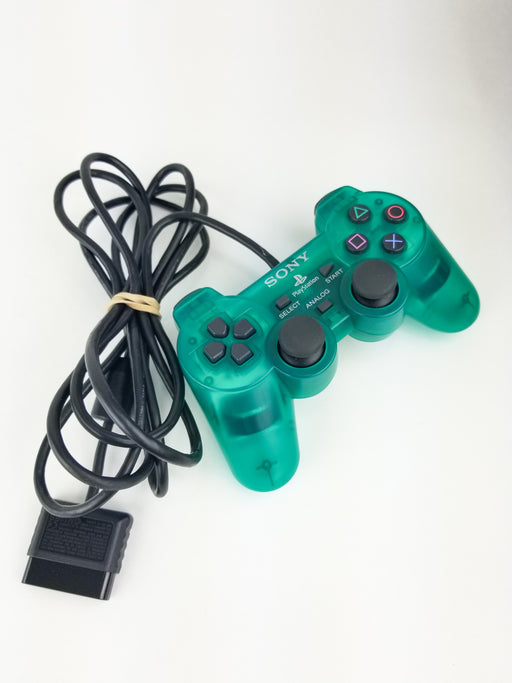 Sony Playstation 2 Emerald Green Dualshock 2 Wired Controller