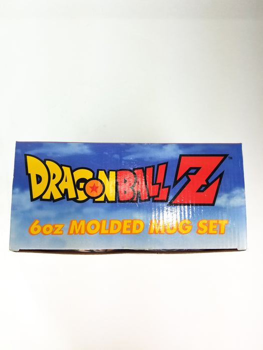 Dragon Ball Z 6oz Molded Mug 4 Piece Set Top of Box