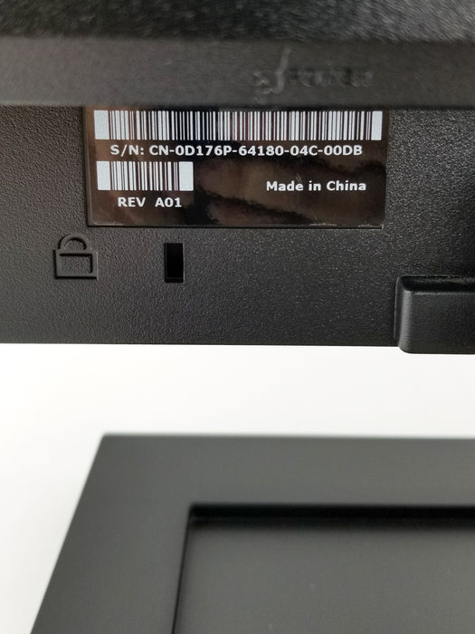 Dell E1910H 19" Widescreen LCD Monitor Manufacturers Barcode Label