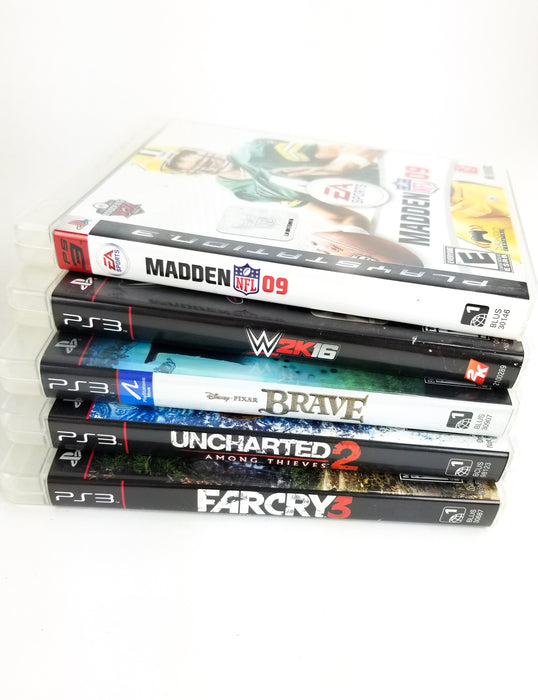 5 Sony Playstation 3 Video Games in Case