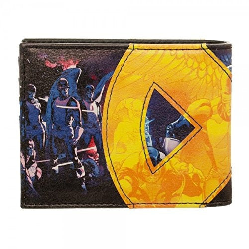 X-Men Faux Leather Bifold Wallet Back View