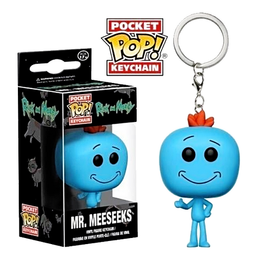 Rick and Morty Mr. Meeseeks Funko Pocket Pop! Vinyl Keychain
