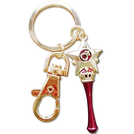 Sailor Moon Star Power Stick Mars Keychain Ring